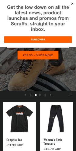 Mobile page screenshot