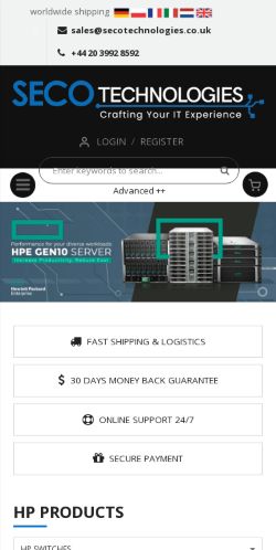 Mobile page screenshot