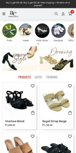 Mobile page screenshot