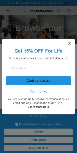 Mobile page screenshot
