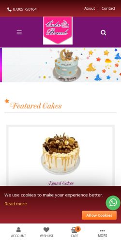 Mobile page screenshot