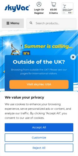 Mobile page screenshot