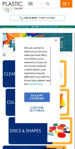 Mobile page screenshot