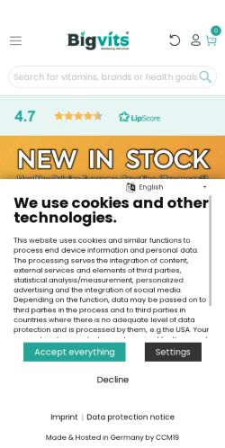 Mobile page screenshot