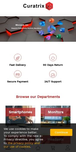 Mobile page screenshot