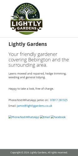Mobile page screenshot