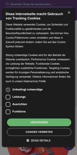 Mobile page screenshot