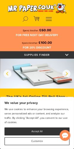 Mobile page screenshot