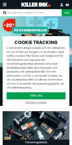 Mobile page screenshot
