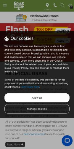 Mobile page screenshot