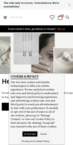 Mobile page screenshot