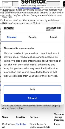 Mobile page screenshot