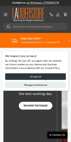 Mobile page screenshot