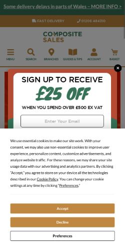 Mobile page screenshot