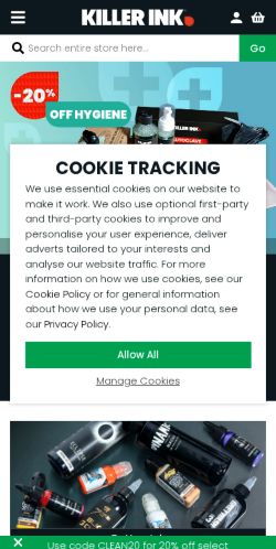 Mobile page screenshot