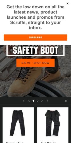 Mobile page screenshot