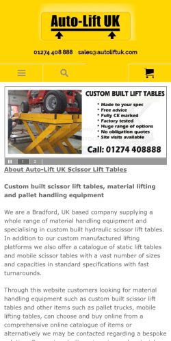 Mobile page screenshot