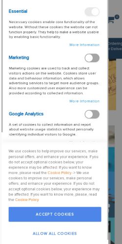 Mobile page screenshot