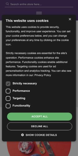 Mobile page screenshot