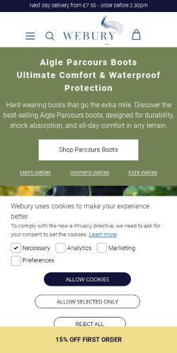 Mobile page screenshot