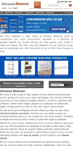 Mobile page screenshot