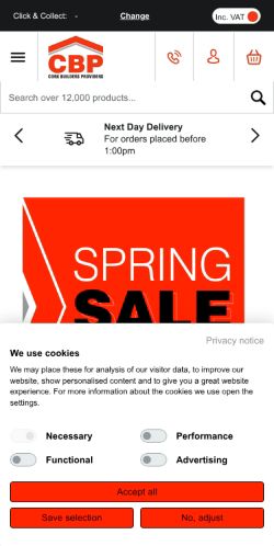 Mobile page screenshot