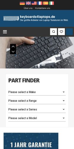 Mobile page screenshot