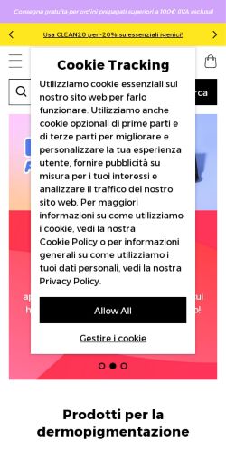Mobile page screenshot