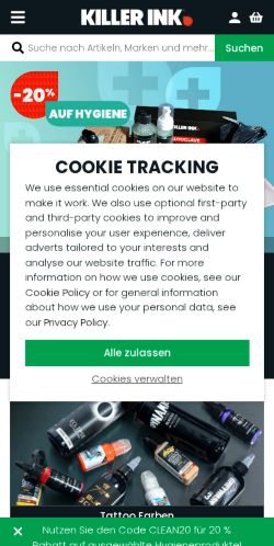 Mobile page screenshot