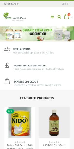 Mobile page screenshot