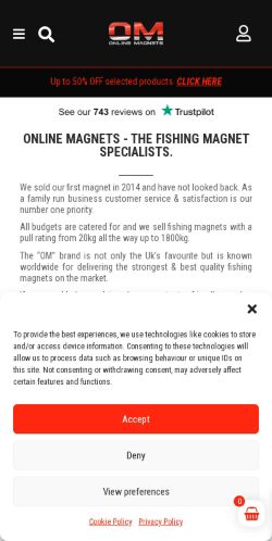 Mobile page screenshot