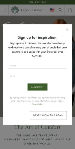 Mobile page screenshot