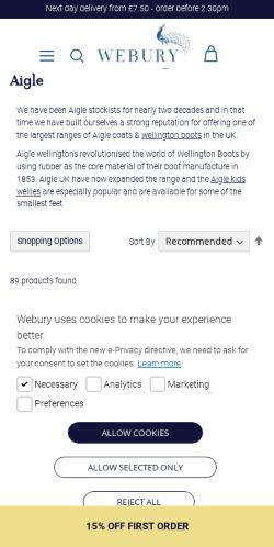 Mobile page screenshot