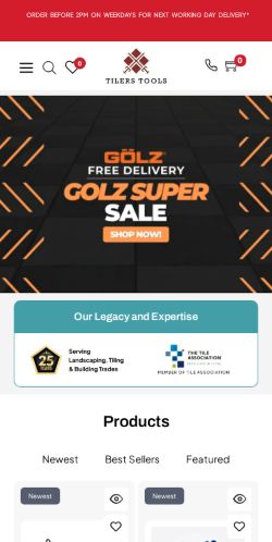 Mobile page screenshot