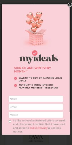 Mobile page screenshot