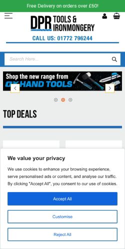 Mobile page screenshot