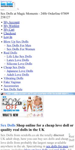 Mobile page screenshot
