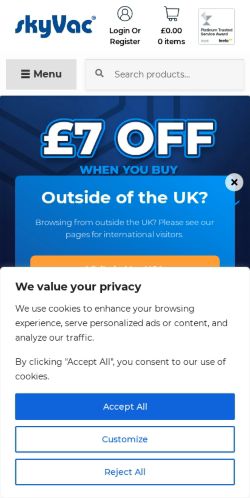 Mobile page screenshot