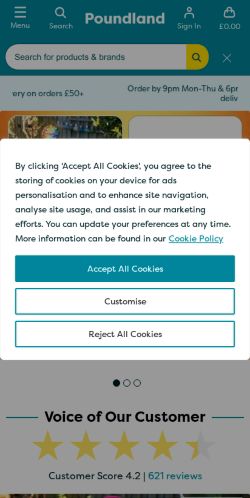 Mobile page screenshot