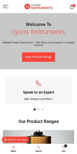 Mobile page screenshot