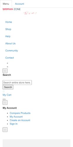 Mobile page screenshot