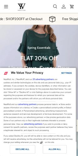 Mobile page screenshot