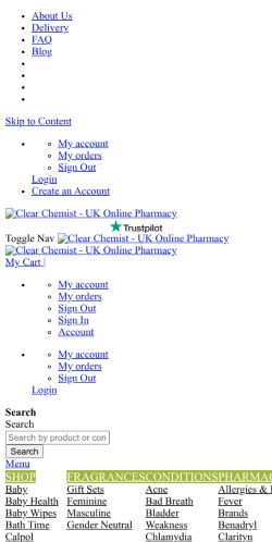 Mobile page screenshot