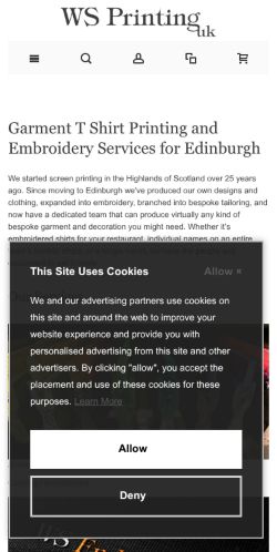 Mobile page screenshot