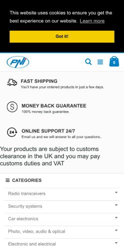 Mobile page screenshot
