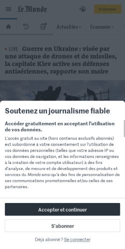 Mobile page screenshot