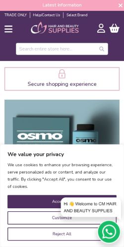 Mobile page screenshot