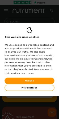 Mobile page screenshot