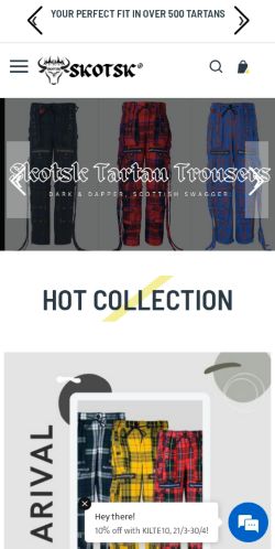 Mobile page screenshot