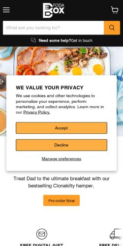 Mobile page screenshot
